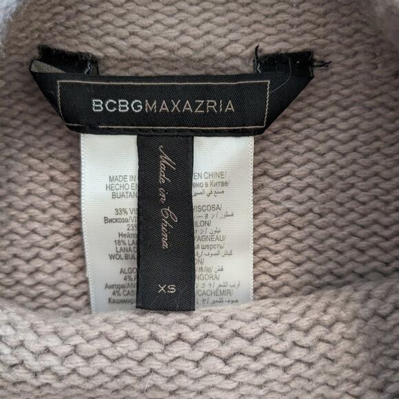 BCBG Maxazria cashmere blend mauve sweater size xs - Picture 5 of 8